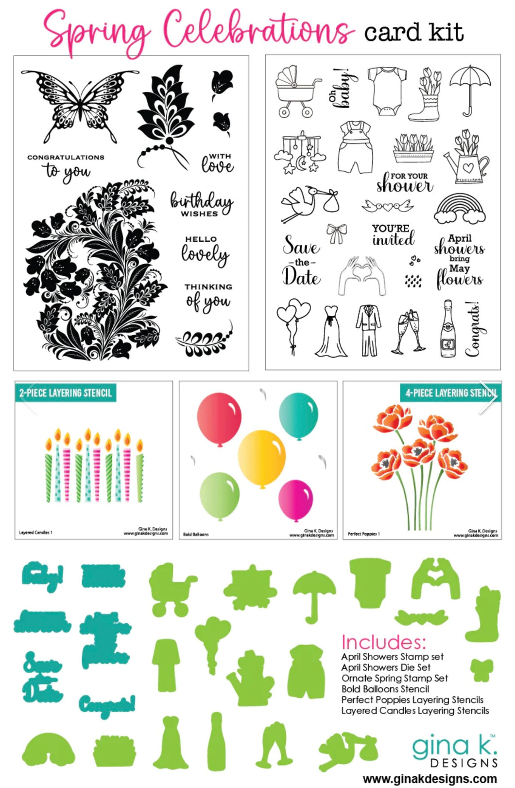 Gina K Designs - Spring Celebrations Kit