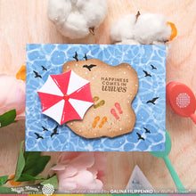 Load image into Gallery viewer, Waffle Flower - Beach Umbrella Die-n-Stencil
