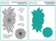 Load image into Gallery viewer, Gina K Designs - Decorative Dahlia - Stamp Set and Die Set Bundle
