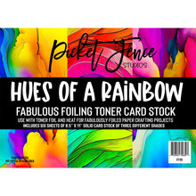 Load image into Gallery viewer, Picket Fence Studios - Fabulous Foiling Toner Card Stock - Hues of a Rainbow
