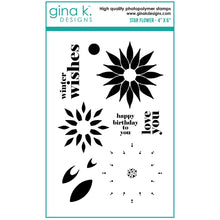 Load image into Gallery viewer, Gina K Designs - Star Flower - Stamp Set and Die Set Bundle
