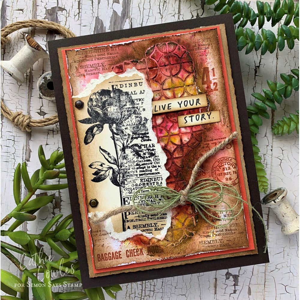 Stamper's Anonymous / Tim Holtz - Cling Mounted Rubber Stamp Set - Mail Art
