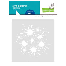 Load image into Gallery viewer, Lawn Fawn - Paint Splatter Background Stencil
