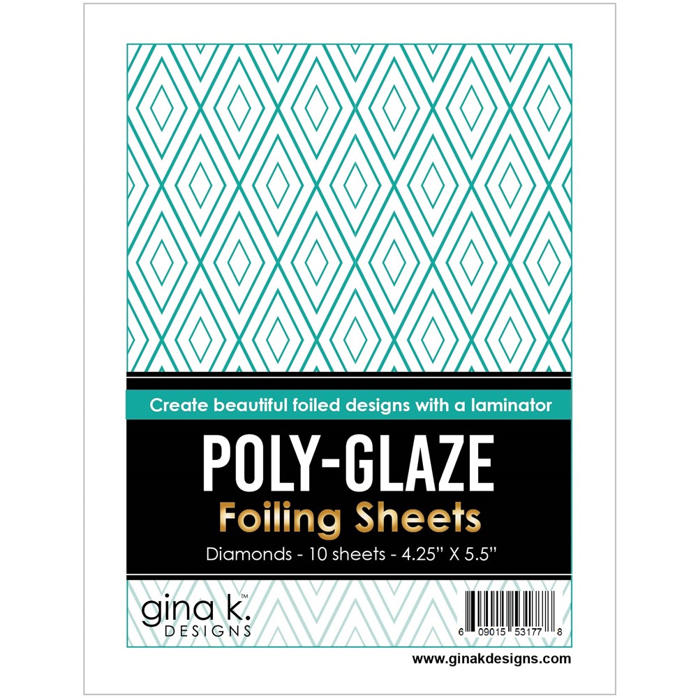 POLY-GLAZE Foiling Sheets- Art Deco